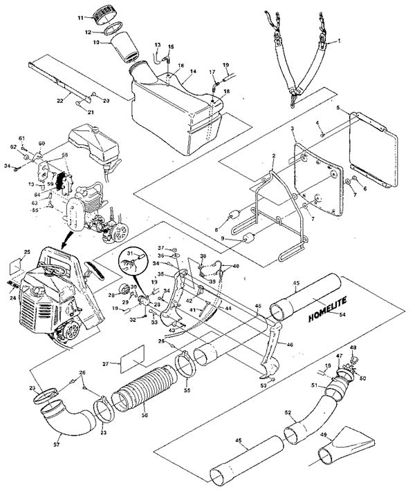 Stihl Blower Br 400 Parts Diagram