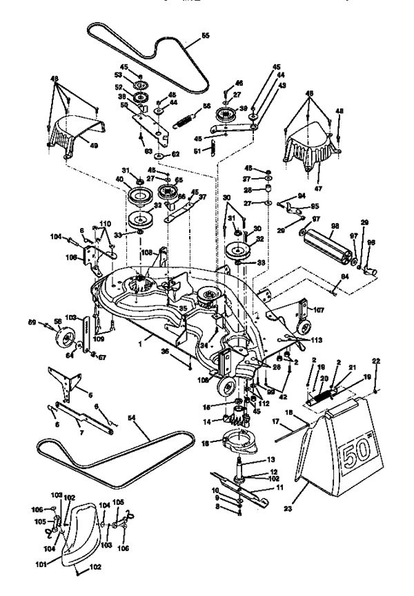 Craftsman Yt Belt Diagram