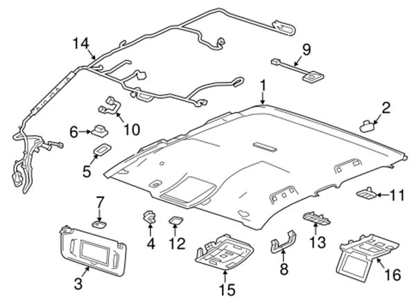 2017 Chevy Silverado Parts Diagram