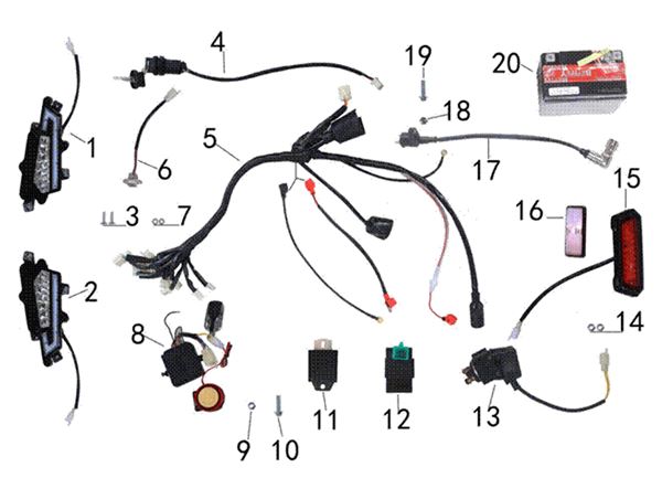 Kandi Go Kart Wiring Diagram