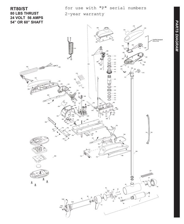 Minn Kota Riptide 55 Parts Diagram