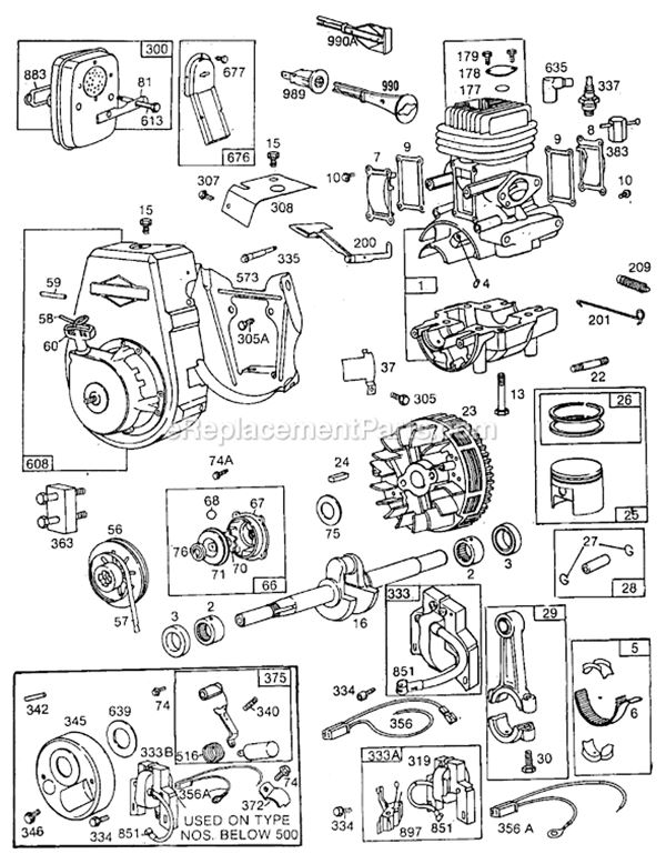 Briggs And Stratton 10 Hp Parts Diagram