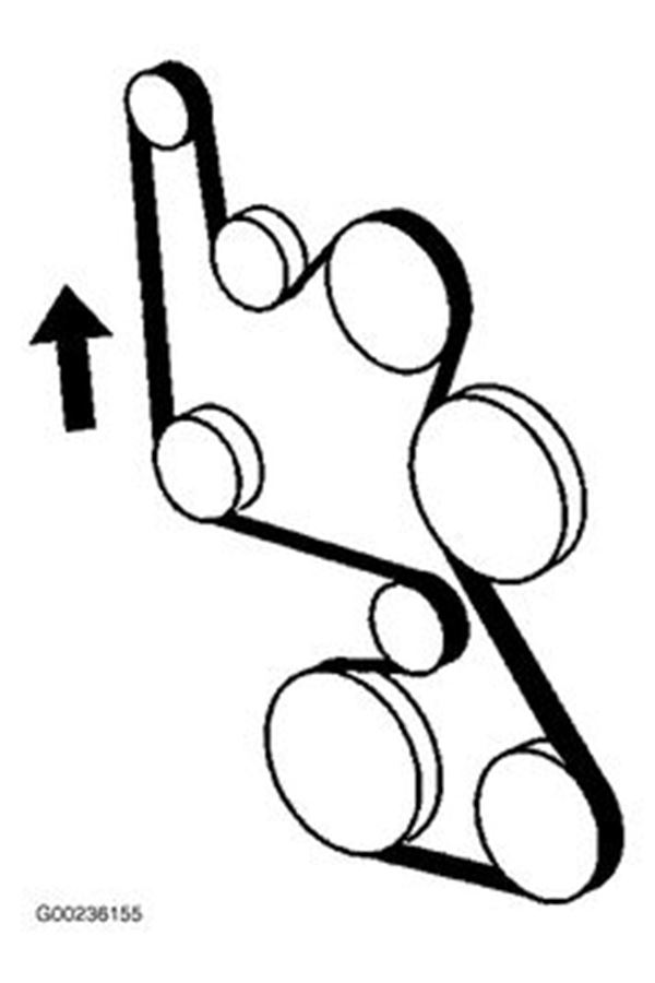 2007 Pontiac Vibe Serpentine Belt Diagram