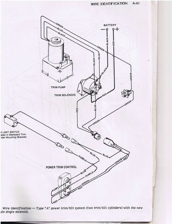 Mercury Trim Motor Wiring Diagram