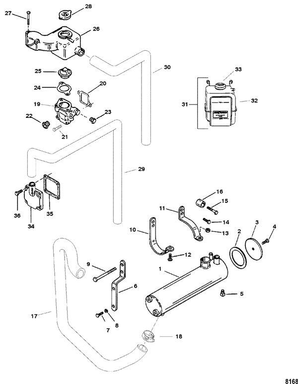 Mercruiser Closed Cooling System Diagram