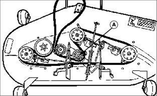 John Deere Lt Drive Belt Routing Diagram