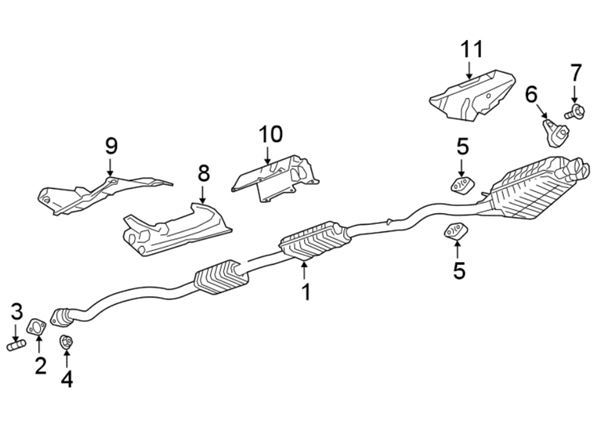 Chevy Equinox Exhaust System Diagram