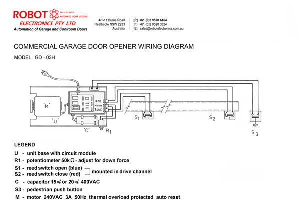 Commercial Overhead Door Wiring Diagram Light Switch Wiring Diagram