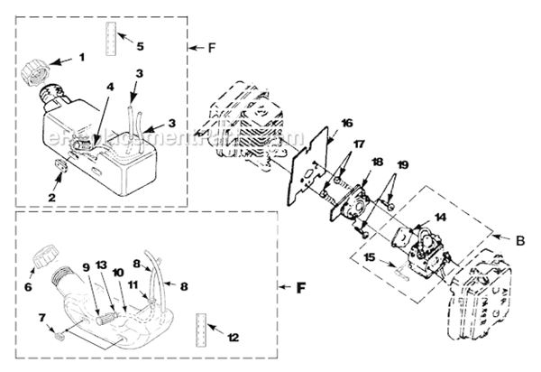 Homelite Blower Vac Parts Diagram