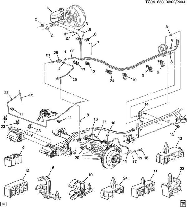 Gmc Yukon Denali Brake Line Diagram