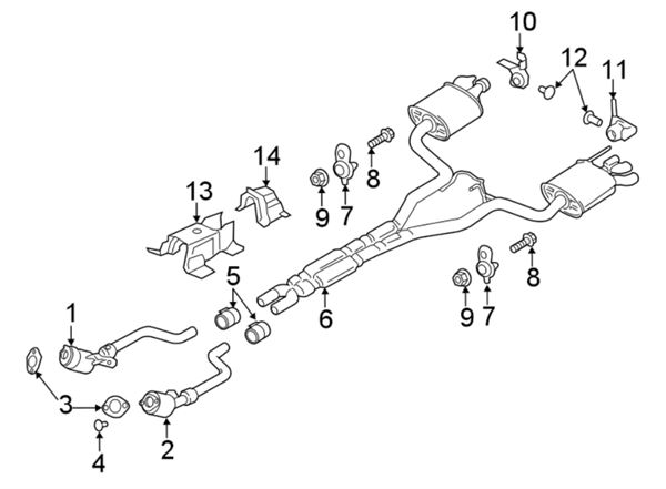 Mustang Gt Exhaust Diagram