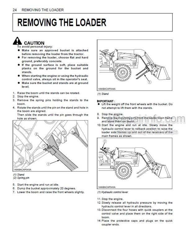 Kubota La Parts Diagram