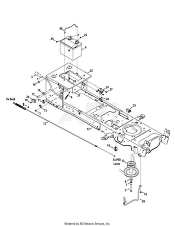 Cub Cadet Ltx Deck Diagram