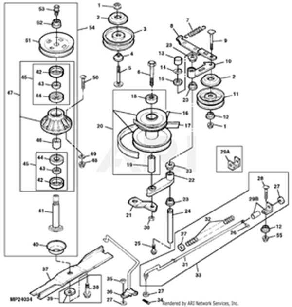 John Deere Gt Transmission Drive Belt Diagram