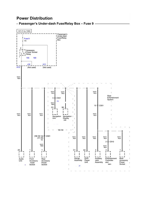 Honda Civic Power Window Wiring Diagram