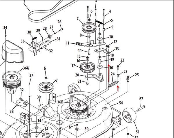 Cub Cadet Ltx Mower Deck Diagram