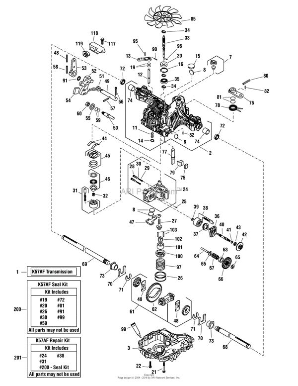 Tuff Torq K71 Parts Diagram