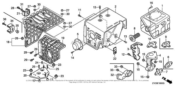 Honda Gx Parts Diagram