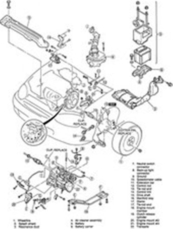 2000 Mazda Protege Engine Diagram