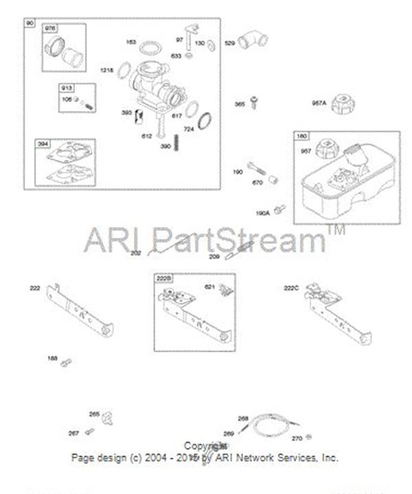 Briggs And Stratton 625 Series Parts Diagram