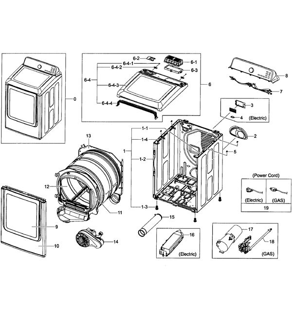 Samsung Electric Dryer Wiring Diagram