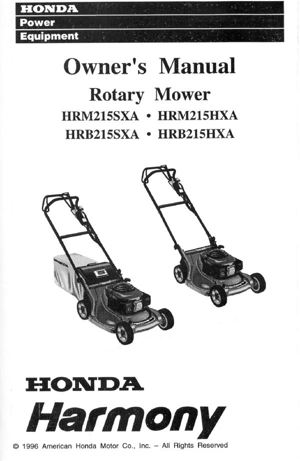 Honda Harmony Carburetor Diagram