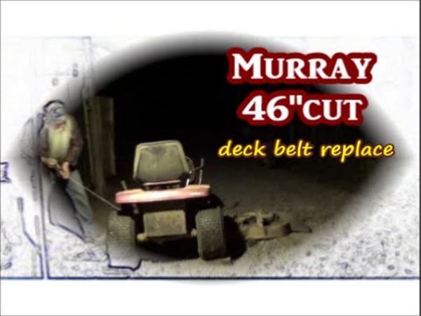 Riding Mower Murray 46 Inch Deck Belt Diagram