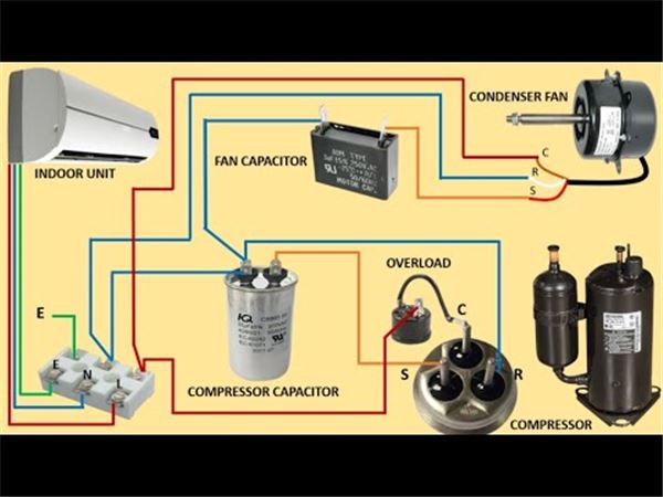 Ac Compressor Electrical Wiring Diagram