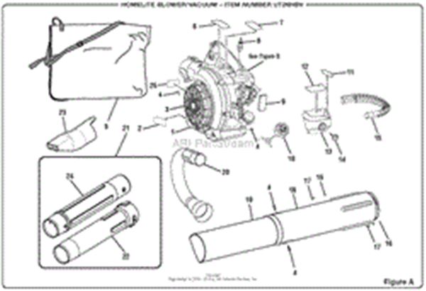 Homelite Blower Vac Parts Diagram