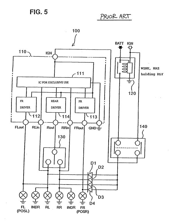 Indak Terminal Ignition Switch Diagram