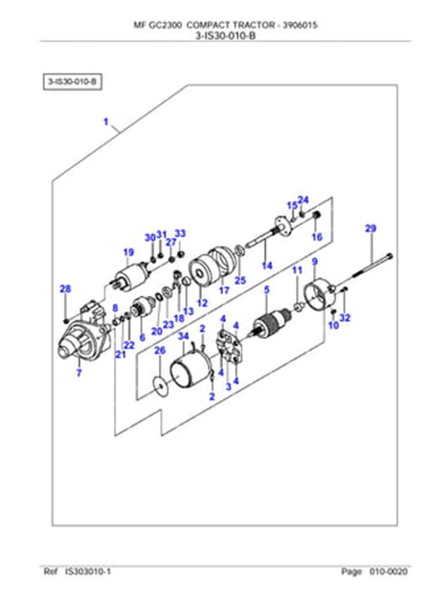 Massey Ferguson Gc Steering Parts Diagram