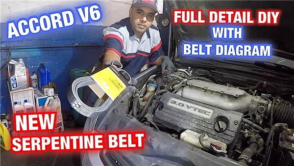 Honda Accord V Belt Diagram