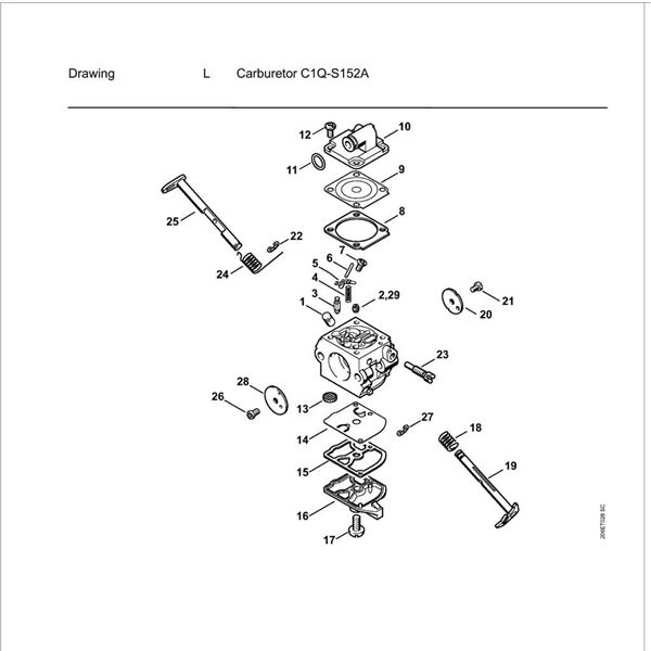 Stihl Chainsaw Ms Parts Diagram