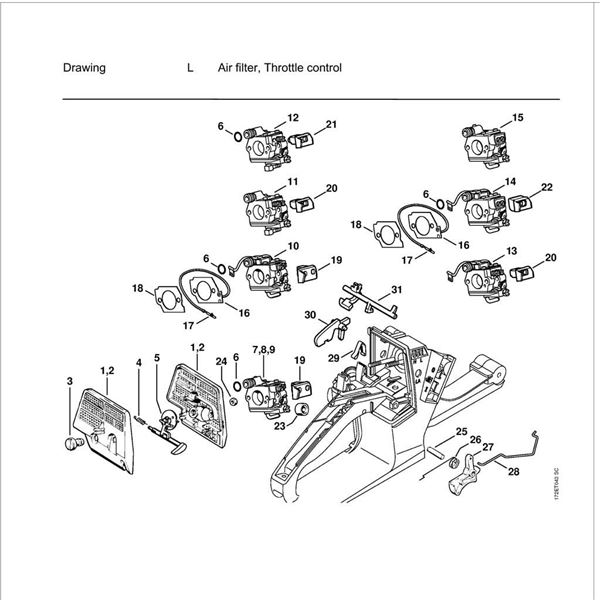 Stihl 021 Parts Diagram