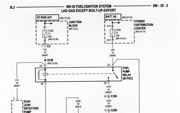 2001 Ford F150 Fuel Pump Wiring Diagram