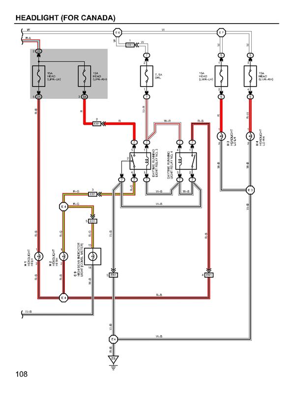 Toyota Camry Electrical Wiring Diagram