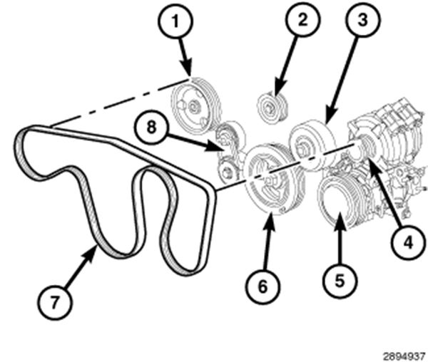 Chrysler Belt Diagram