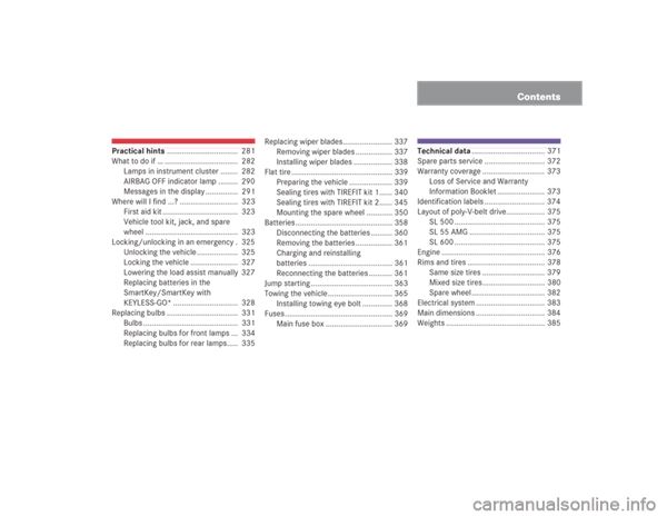 Mercedes Sl500 Fuse Box Diagram